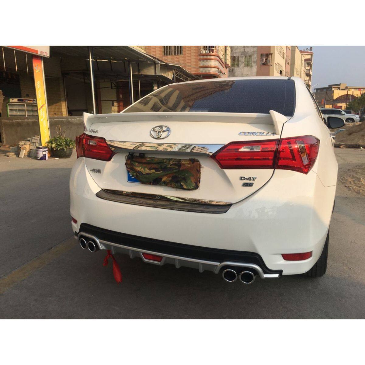 跨境汽车配件汽车尾翼后扰流板通用后唇后扰流板通用小包围