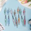 Factory Direct Sales - Retro 1008 Press Gel Pen 6-Color Brush Question Pen Smooth Carbon Pen Student Learning Wholesale