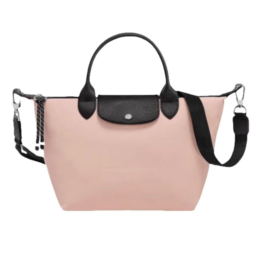 French Longxiang energy Second Generation Twill Short Handle Dumpling Bag Portable Shoulder Crossbody Bag Large Capacity General Bag