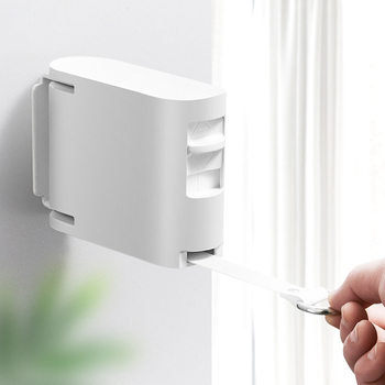 Balcony Invisible Retractable Clothesline for Drying Quilts Without Drilling, Indoor Retractable Clothes Drying Rack for Hotel Bathrooms