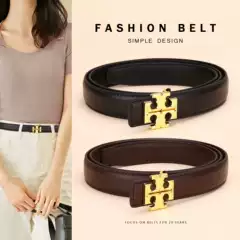 Cowhide Leather Belt for Women, Versatile Trouser Belt, Niche Women's Belt, High-End Business Fashion Decoration, Japanese and Korean Cross-Border