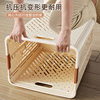 Stackable Household Dirty Clothes Basket Bathroom Bathroom Dirty Clothes Basket High-Looking Laundry Basket Clothes Storage Basket
