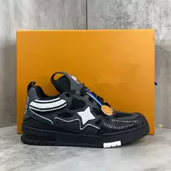 Guangzhou High-End L Brand Bread-Style Chunky Thick-Soled Height-Increasing Casual Sneakers Couple Shoes Embossed 35~46