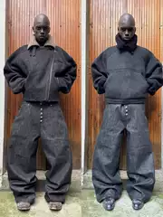 No Faith Studios Scimitar Baggy Japanese Limited Original Color Jeans Playboicarti Same Style
