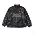 Satin jacket (black)