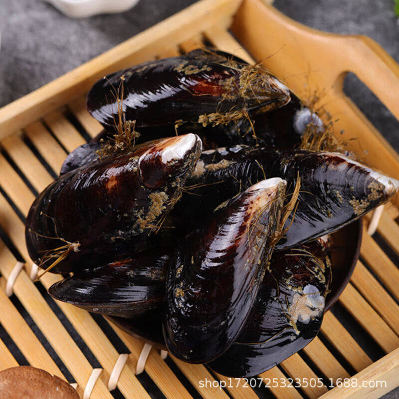 Half-Shelled Mussels, Quick-Frozen Blue Mussels, Green-Lipped Mussels, Sea Rainbow Frozen Shellfish, Fresh Half-Shelled Mussels