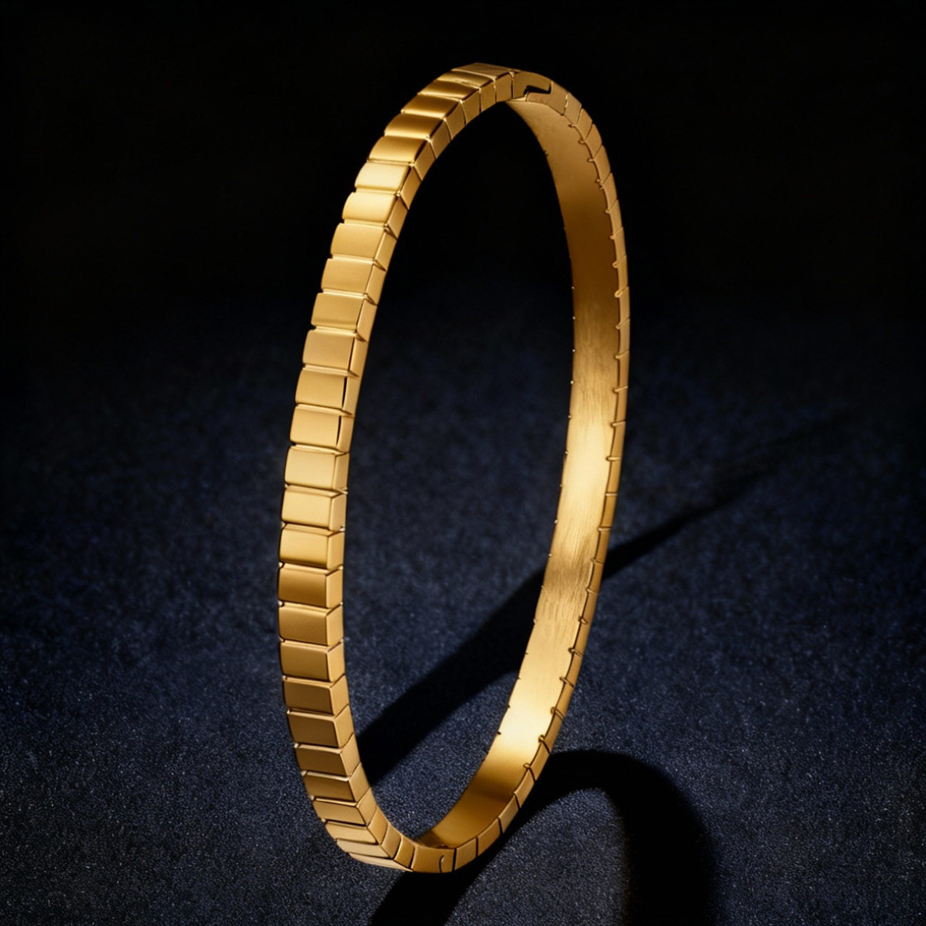 钛钢手镯女生高级感小众满天星不掉色镶钻精致排钻ins风满钻手环