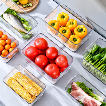 Refrigerator Storage Box Drawer-Type Sealed Food-Grade Frozen Crisper Vegetable and Fruit Sorting Egg Dumpling Box