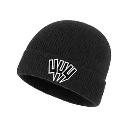 Yelir World Outdoor Hat Men's Winter Woolen Hat Warm Pullover Knitted Cotton Hat Cold Hat Couple