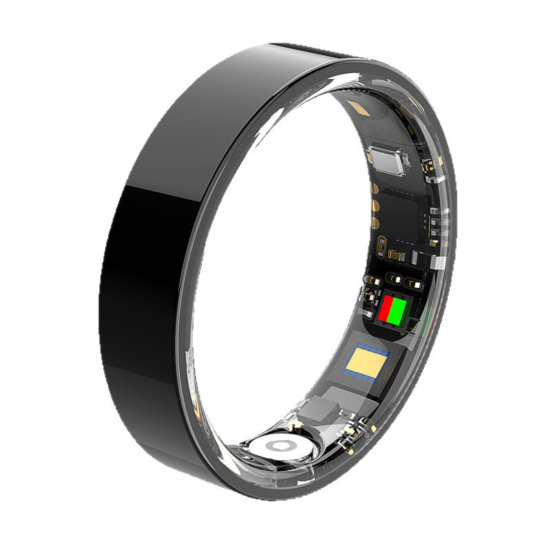 Cross-Border Multifunctional Smart Ring with Heart Rate, Blood Oxygen, Sleep Monitoring, Stainless Steel, Camera, Tiktok, Health Ring