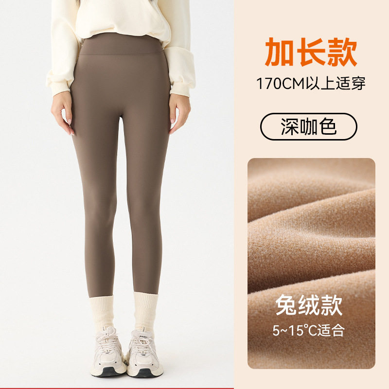 高端加绒鲨鱼裤女外穿秋冬季加厚2025新款保暖秋裤棉裤打底瑜伽裤