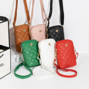 Women's Bag 2025 New Korean Style Versatile Simple Shoulder Bag Vertical Mobile Phone Bag Shoulder Bag Crossbody Bag Summer Smal
