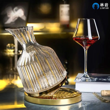 Rotating wine decanter for red wine household high-level sense shake wine pot tumbler wine dispenser wholesale