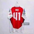 24-25 arsenal home star number 41 plus champions league fair strip