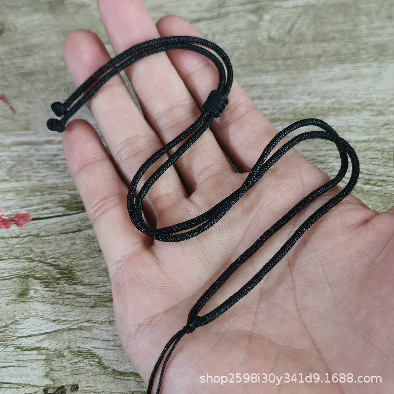 Pendant Rope Flat Knot Braided Adjustable Simple Necklace Lanyard Jade Pendant Agate Jade Pendant for Men and Women