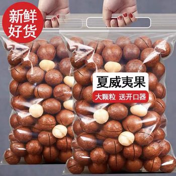 Macadamia Nuts Bagged Creamy Nuts Snacks Dried Fruits Large Kernels New Year