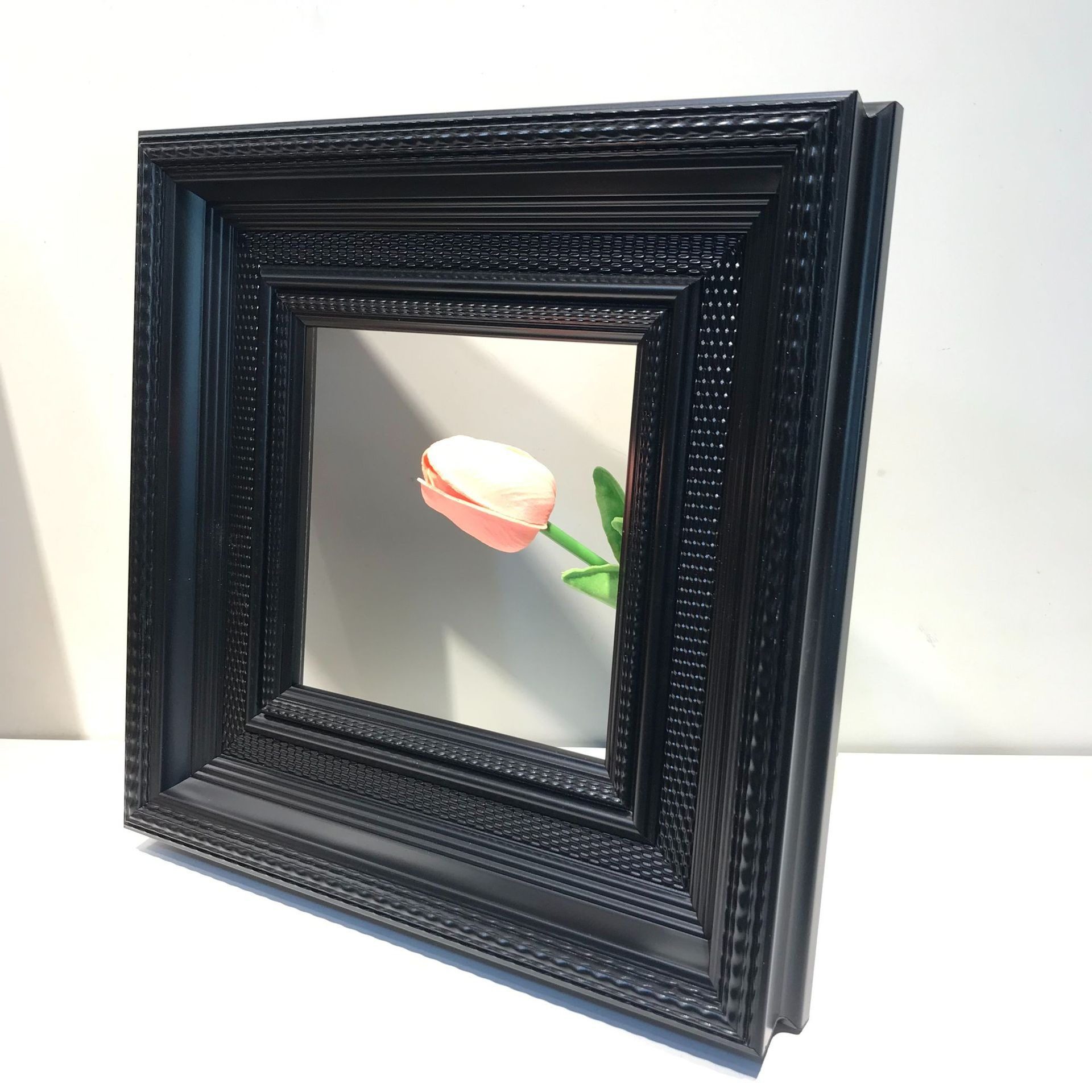 Black European-Style Vintage Photo Frame Decorative Painting Frame Hotel Villa Living Room Oil Painting Frame Mirror Frame Wall Hanging