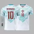 Portugal away jersey, number 10 with captain's armband