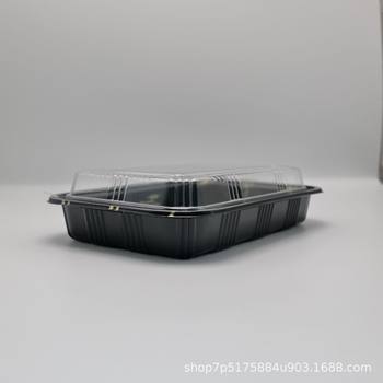 [Fh-520]American Disposable Packaging Box Lunch Box Seafood Fresh Fat Beef Sushi Packaging Box Takeaway Thickeneded