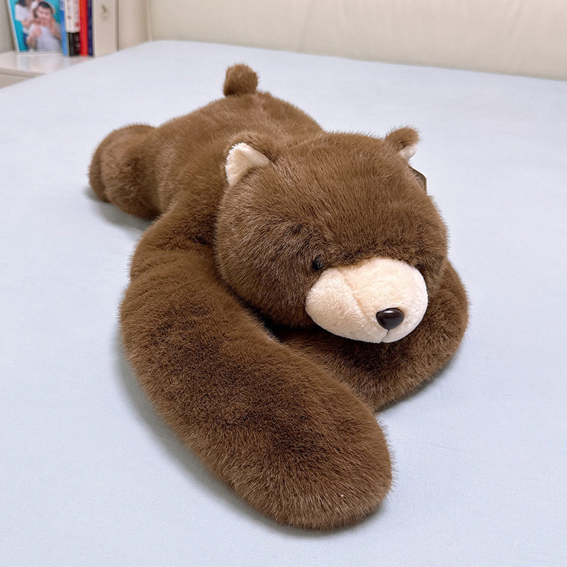 豪伟达背宝恐龙趴姿抱枕树懒毛绒玩具考拉睡觉抱枕娃娃批发