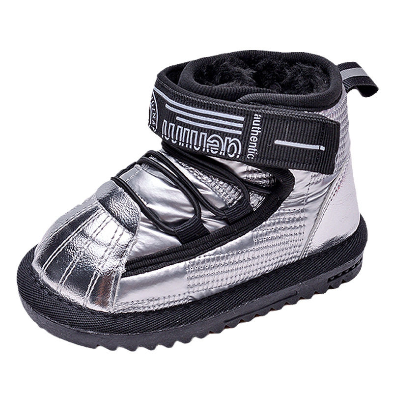 Baby Soft-Soled Snow Boots Winter Fleece-Lined Thickeneded Baby Cotton Shoes 1-3 Years Old 2 Kidsren Boys Toddler Shoes