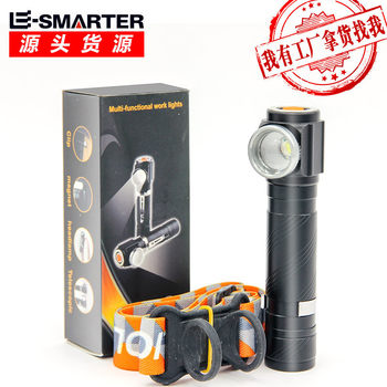 Cross-Border Outdoor Portable Multi-Function T6 Strong Light Flashlight Led Side Light Head-Mounted Flashlight Headlight