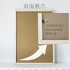 Solid wood 1 open picture frame mounting frame 2 open 4 open 8 open K simple Nordic studio school sketch gouache black and white wall hanging