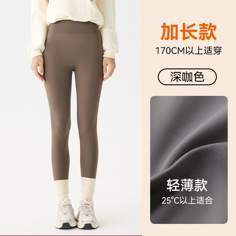 高端加绒鲨鱼裤女外穿秋冬季加厚2025新款保暖秋裤棉裤打底瑜伽裤