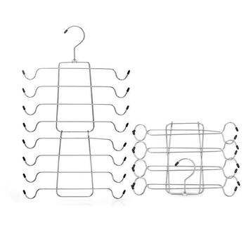 Multi-layer underwear shelf cross-border dedicated to folding camisole windproof storage rack magic hanger tie rack wholesale