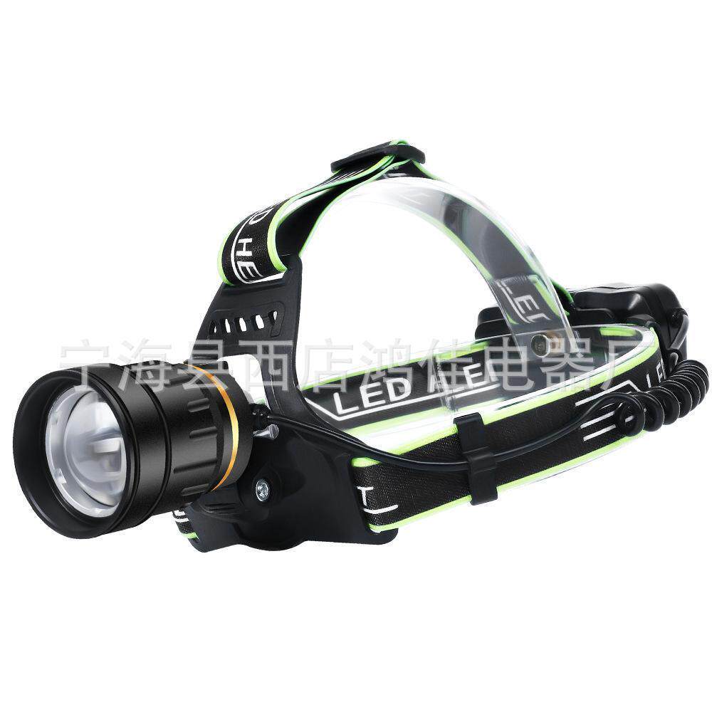 Hongya Head-Mounted Strong Light Headlight Charging Sensor White Laser Ultra-Bright Flashlight Night Fishing Outdoor Lighting