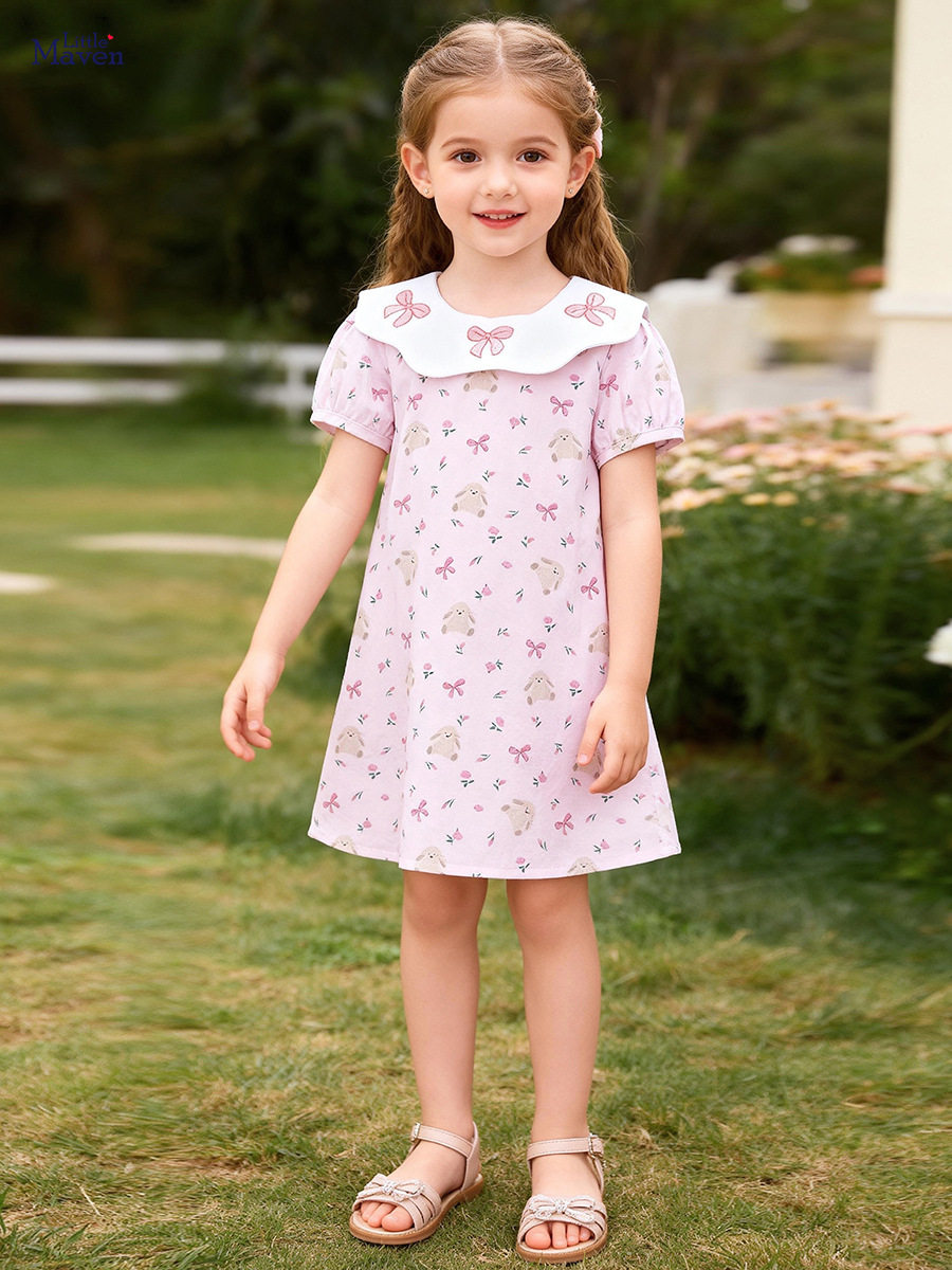 Summer Cute Girls' Dress, Sweet Baby Skirt, [Style] Stylish Kids' Dress