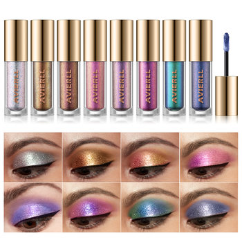Cross-border new colorful color changing liquid eye shadow lasting waterproof no powder foreign trade English style