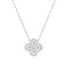 Sparkling Diamond Four-Leaf Clover Necklace for Women, Light Luxury High-End Pendant, 2025 New Titanium Steel Non-Fading Clavicle Chain Wholesale