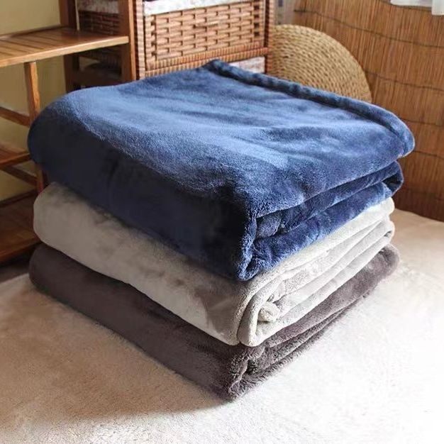 Velvet Blanket Blanket Clearance Double-sided Velvet Cover Blanket Four Seasons Blanket Winter Warm Dormitory Single Double Blanket