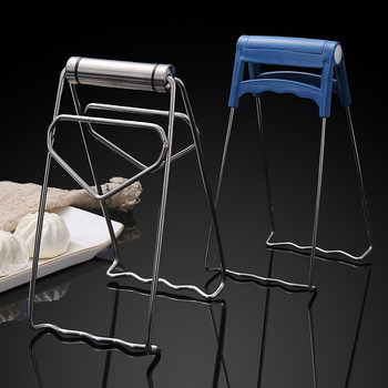 New 304 stainless steel anti-scalding clip multi-functional Bowl take-up tray clip lifting tray Bowl clip kitchen dishes casserole clip