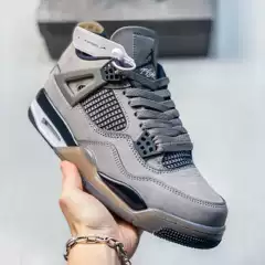 Pure Original Putian Shoes Aj4 Basketball Shoes Thick-Soled Non-Slip Wear-Resistant Air-Cushioned Shoes Breathable Unisex Casual Sports Shoes