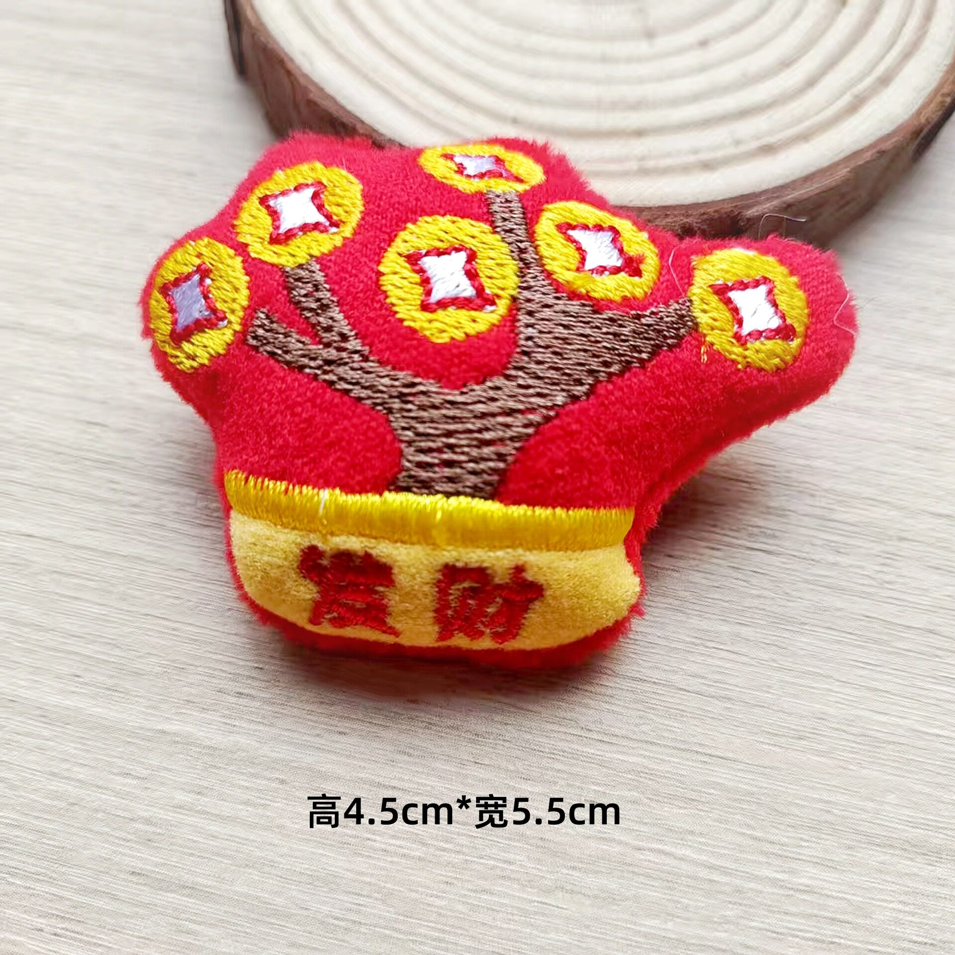 原创新年款节庆公仔配件国风系列福袋财神小马胸针服装袜子配饰