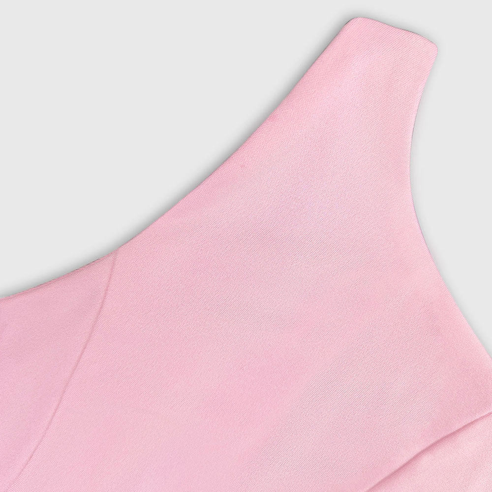 Womens Summer Sleeveless T Shirt Solid Color Back Tie Design Waist Cinching Casual Fashion Top Wholesale Available