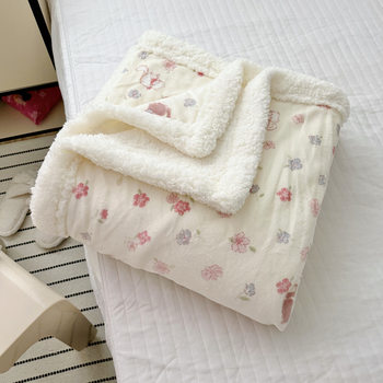 Milk Velvet Multifunctional Blanket, Office Nap Blanket, Sofa Blanket, Student Dormitory Blanket, Car Blanket
