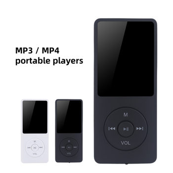 Wholesale Cross-Border Version Plug-In Card Mp3 Music Player Mp4 Student Walkman Supports External Recording E-Book Chart