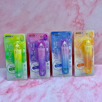 3813 Light Time Macaron Color Correction Tape Korean Style Girl's Heart ins Correction of Typos Correction with a Little Glue