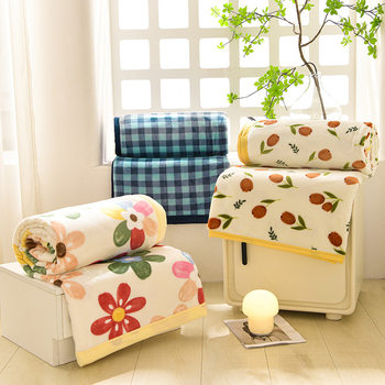 Winter milk velvet flannel blanket single double velvet blanket sheets nap air conditioning blanket activity gift wholesale
