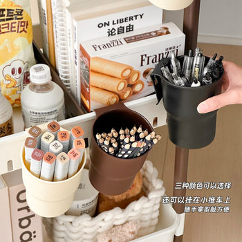 Ins Desktop Hanging Pen Holder High-Looking Multi-Functional Large-Capacity Student Organizer Makeup Brush Simple Storage Box