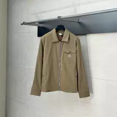 Nanyou High-Quality 2025 New Luxury Original Label Mengjia Loo Pocket Woven Zipper Shirt Jacket Coat