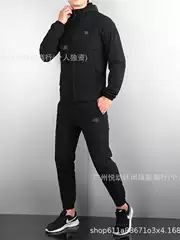 Autumn Outdoor Sports Suit Men's Casual Wear Zipper Hooded Cardigan Running Jacket Long-Sleeved Leggings Loose Pants