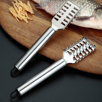 Stainless Steel Fish Scale Scraper Fish Scale Remover Fish Scale Scraper Brush Fish Scale Scraper Kitchen Gadget