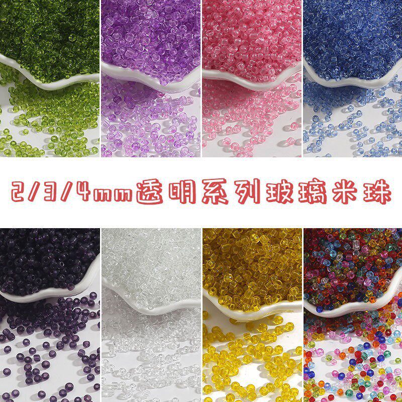 Aliexpress прозрачные рисовые бусины, стеклянные бусины россыпью, аксессуары из бисера, браслеты ручной работы своими руками, заколки для волос, ювелирные материалы оптом Изображение 1
