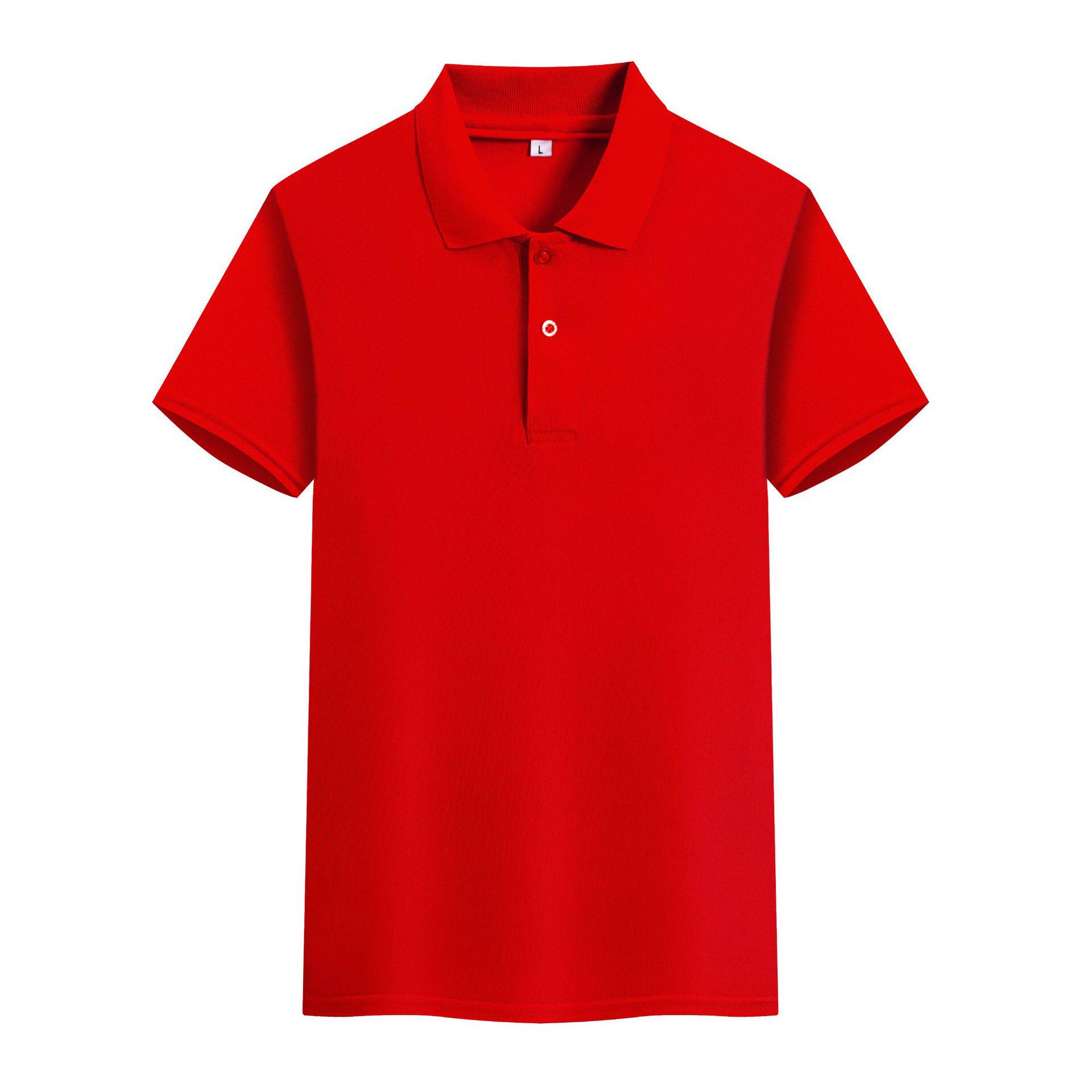 翻领广告衫印字纯棉短袖男Polo衫工作服定制印logo餐饮文化衫刺绣