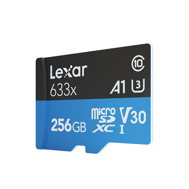 Lexar Sand 256Gtf Card 633Xu3 Mobile Phone Memory Card Recorder Any High-Definition Flash Memory Card