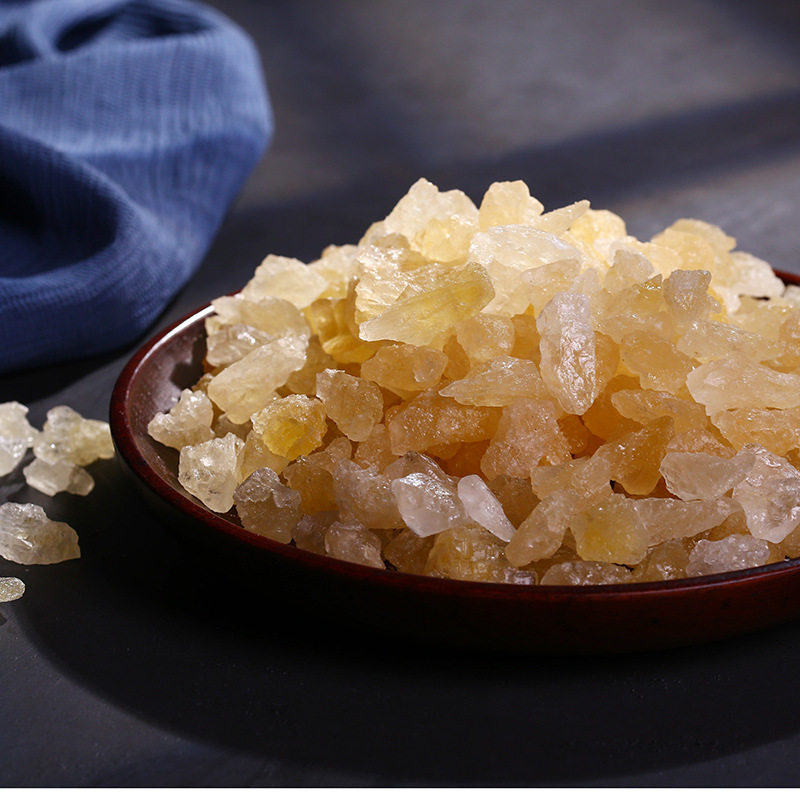 Authentic polycrystalline old rock sugar canned small particles non-grade bagged broken yellow rock sugar ancient soil rock sugar bulk wholesale